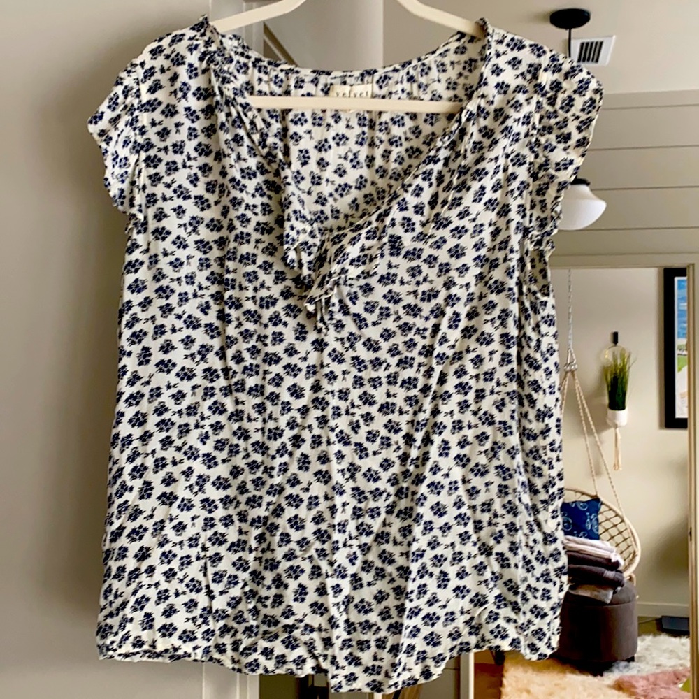 Velvet blouse